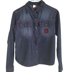 Vintage Dolce & Gabbana  Denim shirt women size 40 xxs